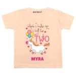 Wake up be two Toddler outfit