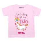 Wake up be two Toddler outfit