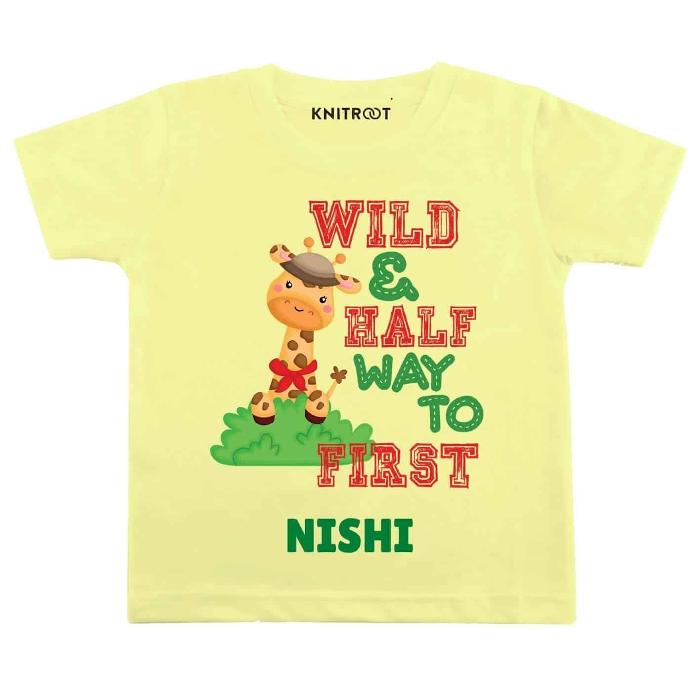 Wild and half way Baby Outfit