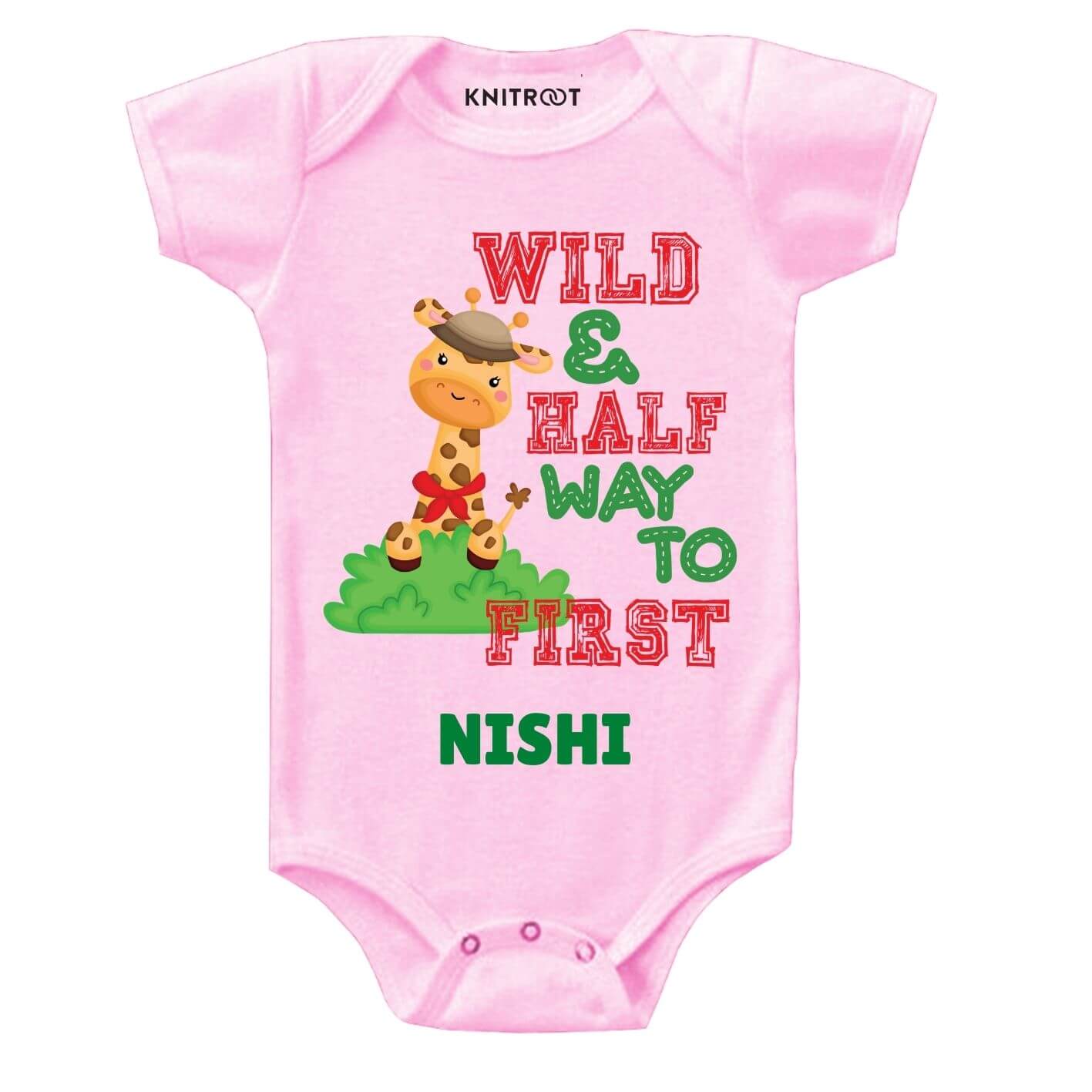 Wild and half way Baby Outfit