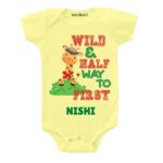 Wild and half way Baby Outfit