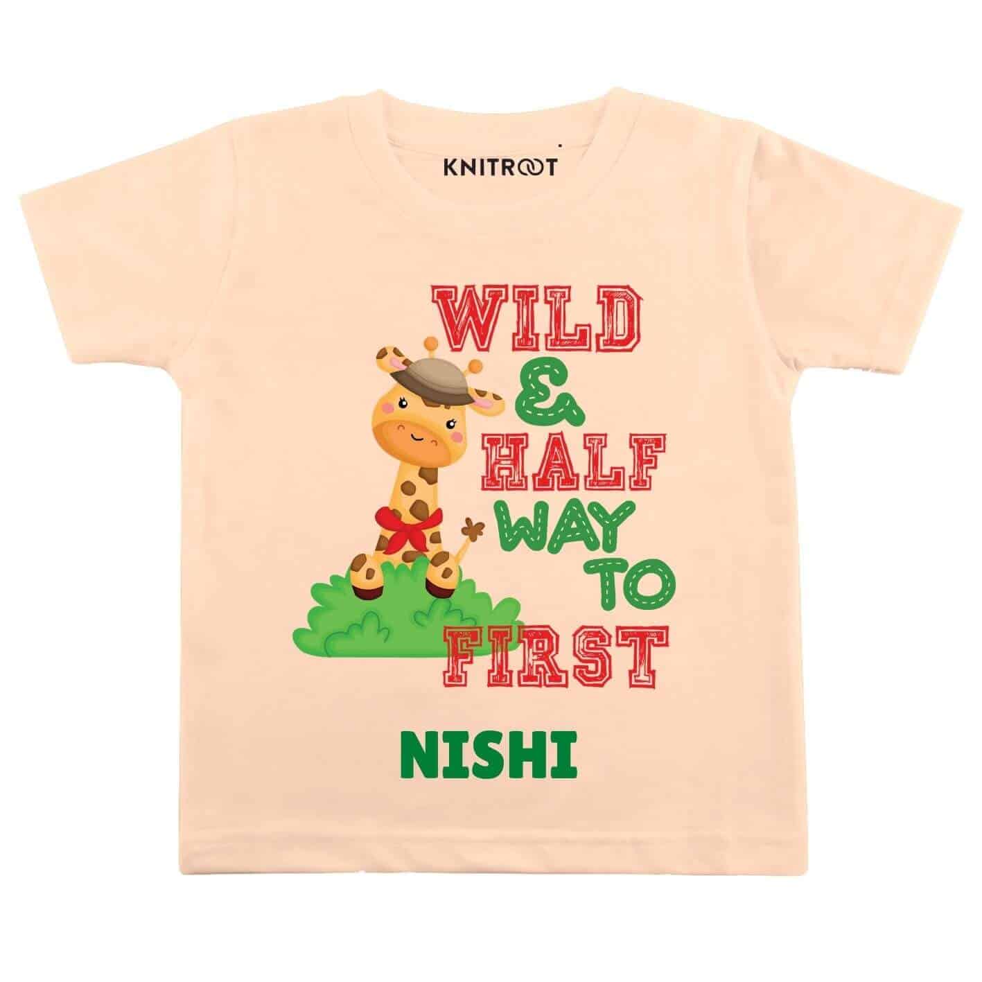 Wild and half way Baby Outfit