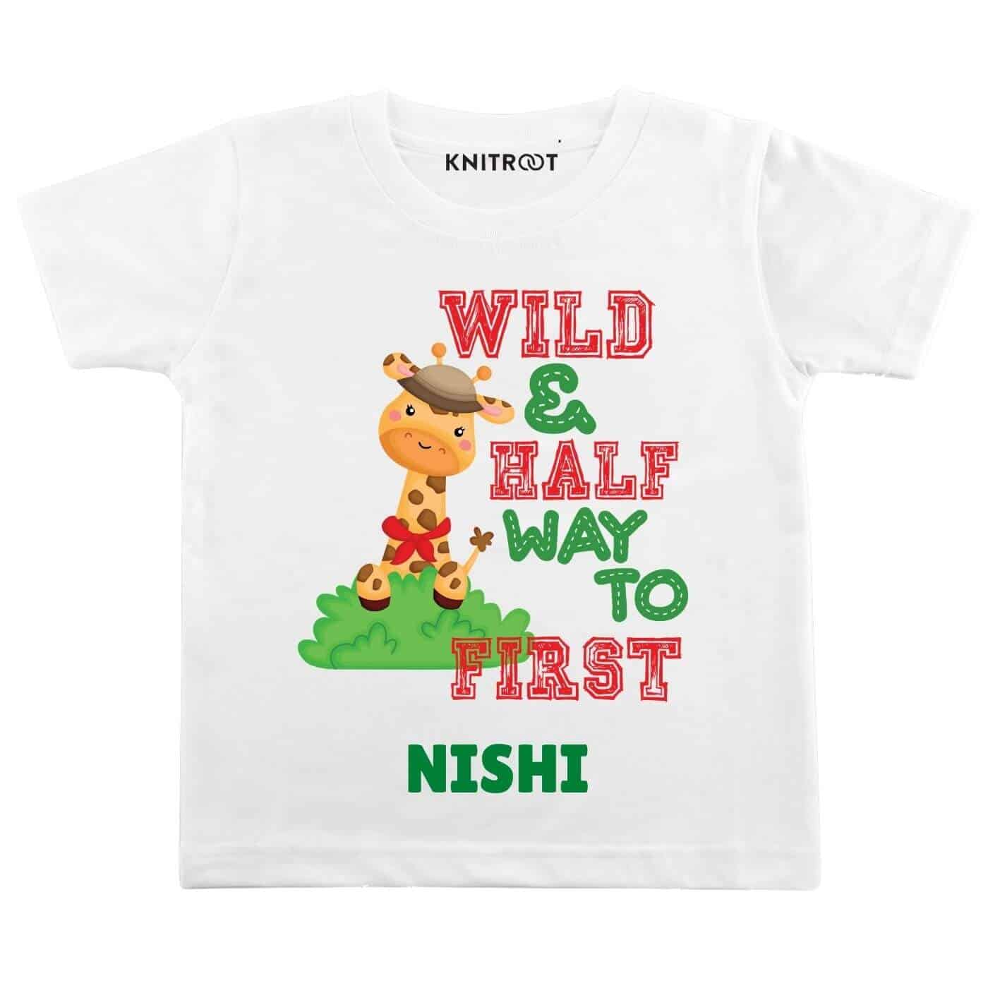 Wild and half way Baby Outfit