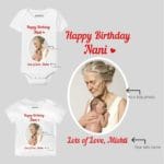 fully customized nani onesie and t shirt