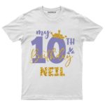 10th Birthday-golden Tees