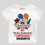 Superhero Dad Birthday Kids Wear