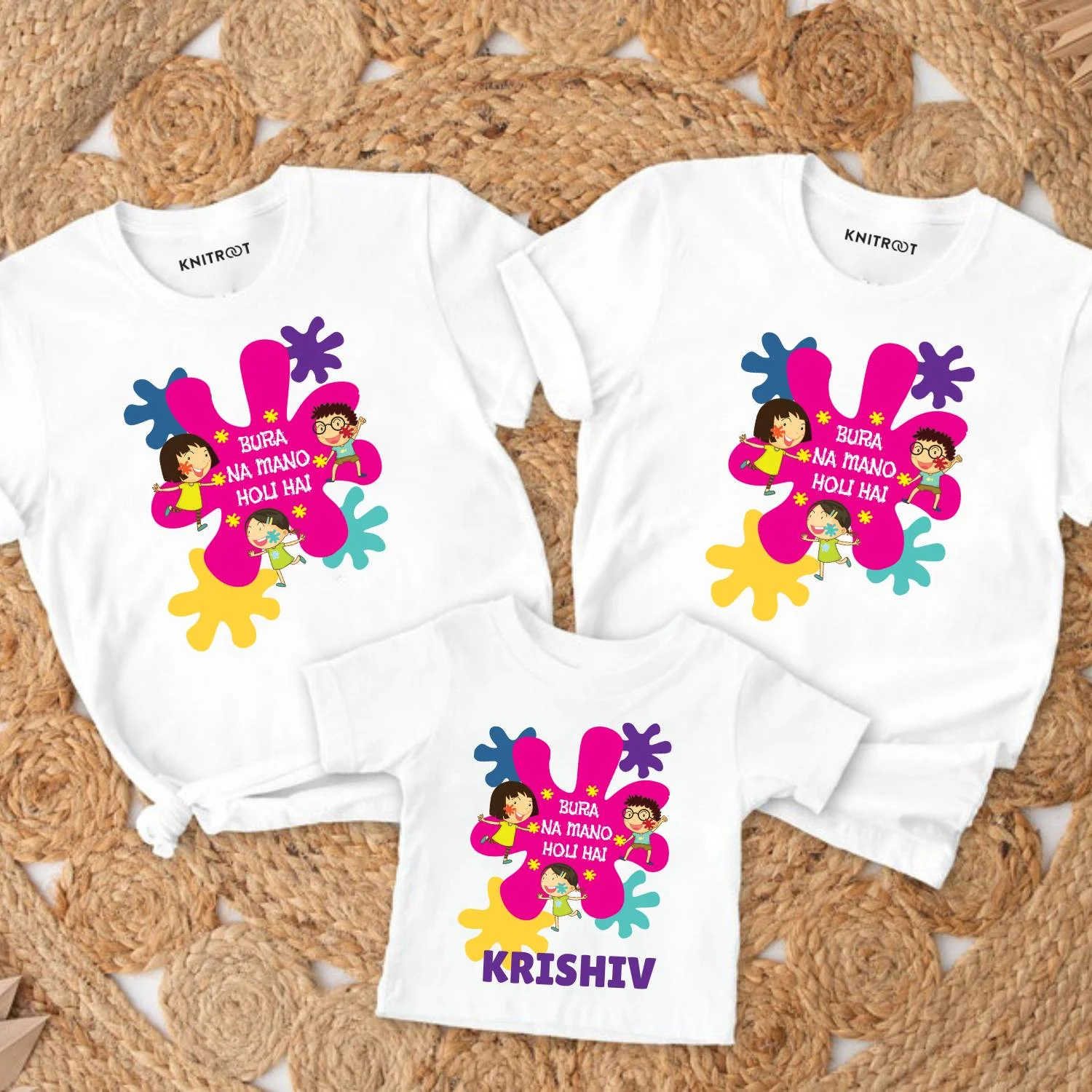 20 Customized 3 T shirt Combo Offer for holi