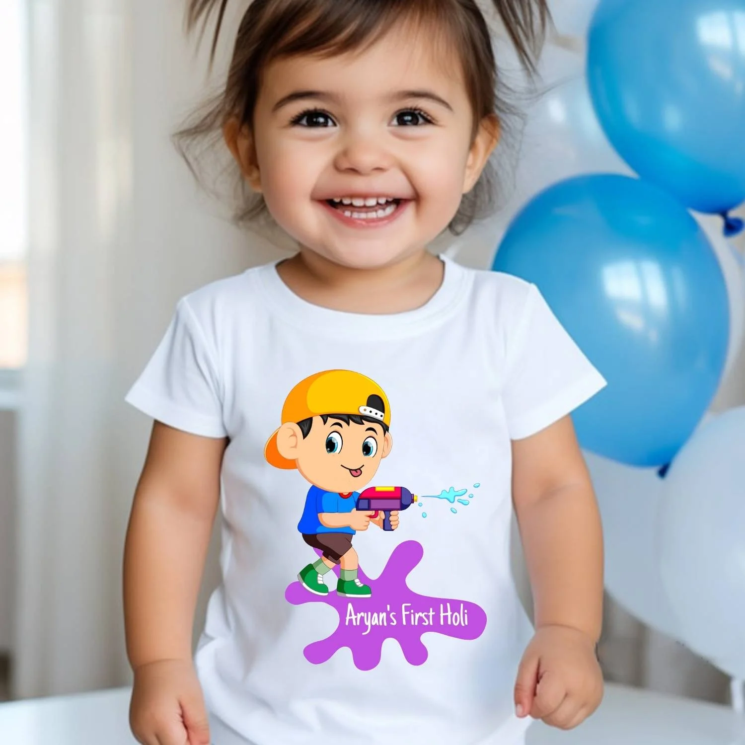 8 baby holi t shirts