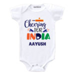 Cheering for India Kids Outfit