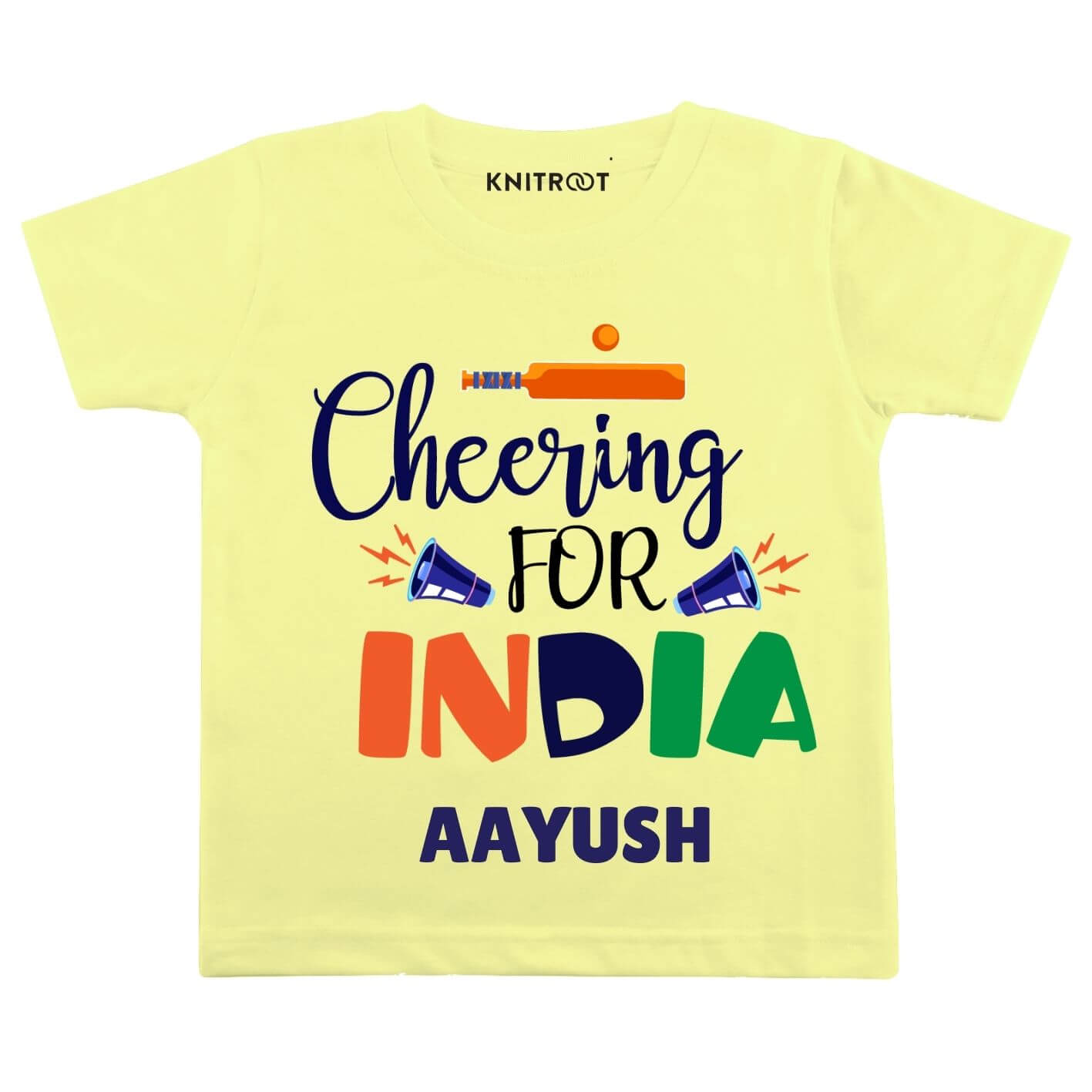 Cheering for India Kids Outfit Cheering for India Kids Outfit