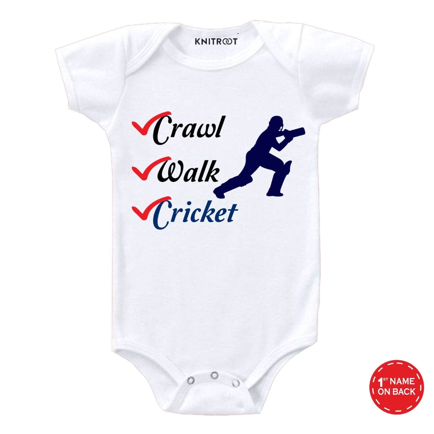 Crawl Walk Cricket Baby wear