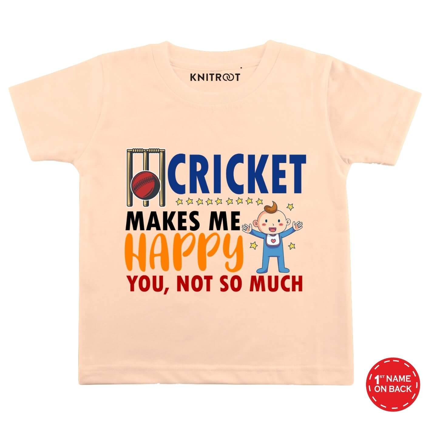 Cricket makes Happy Baby wear