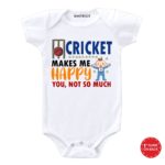 Cricket makes Happy Baby wear