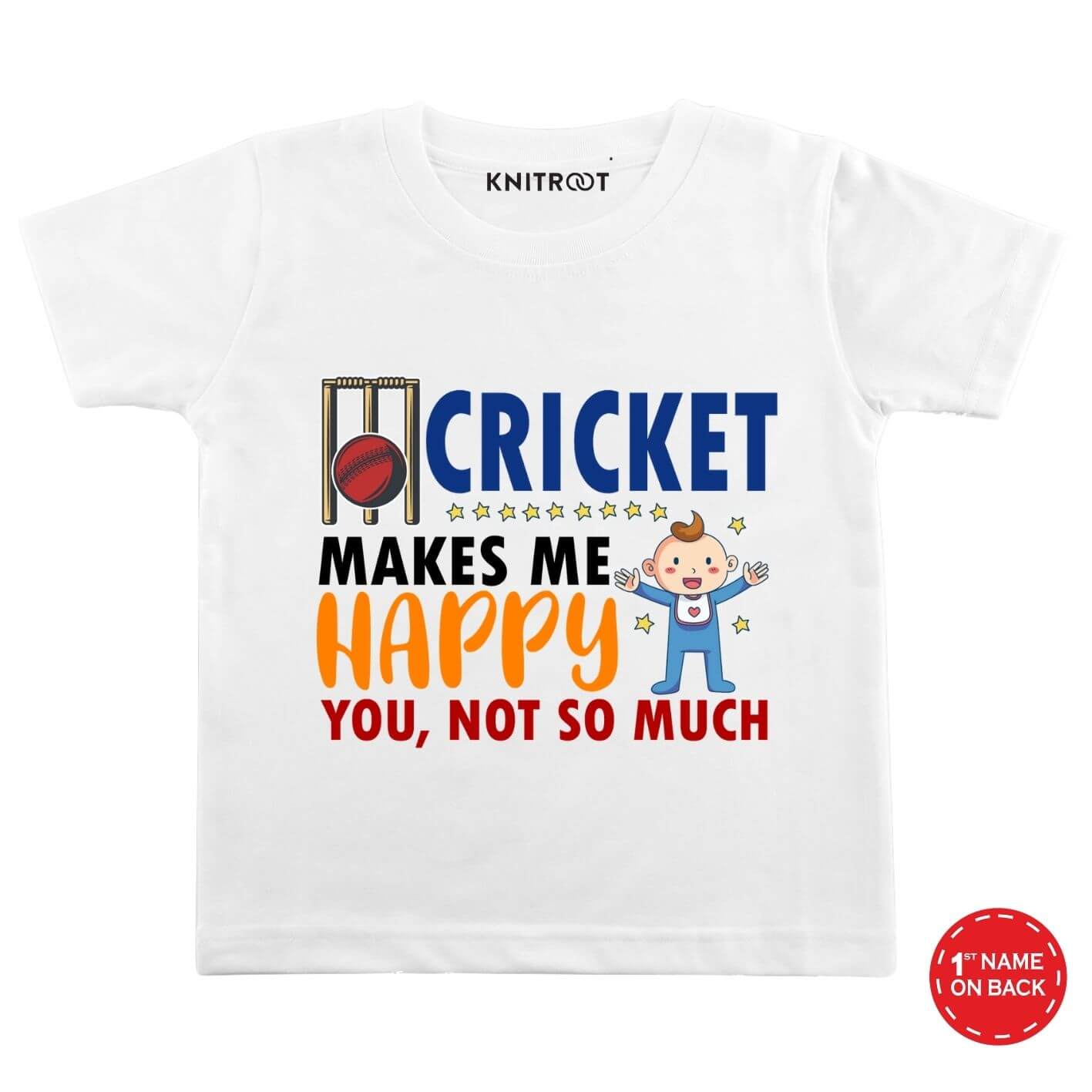 Cricket makes Happy Baby wear