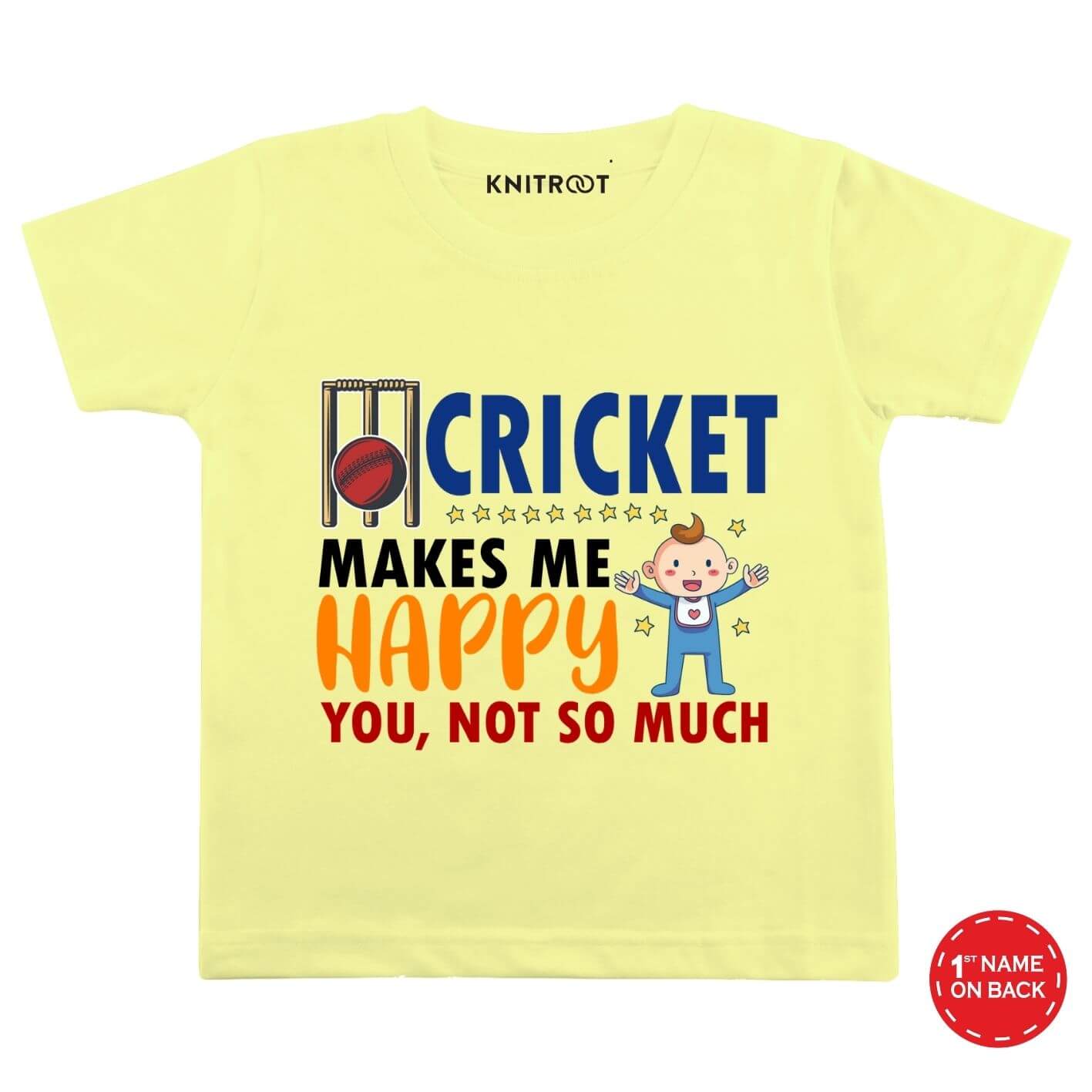 Cricket makes Happy Baby wear