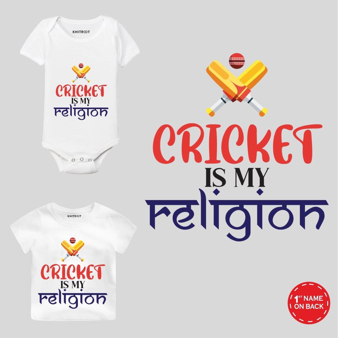 Cricket my religion Baby wear Cricket my religion Baby wear
