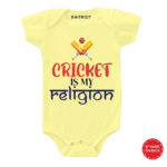 Cricket my religion Baby wear