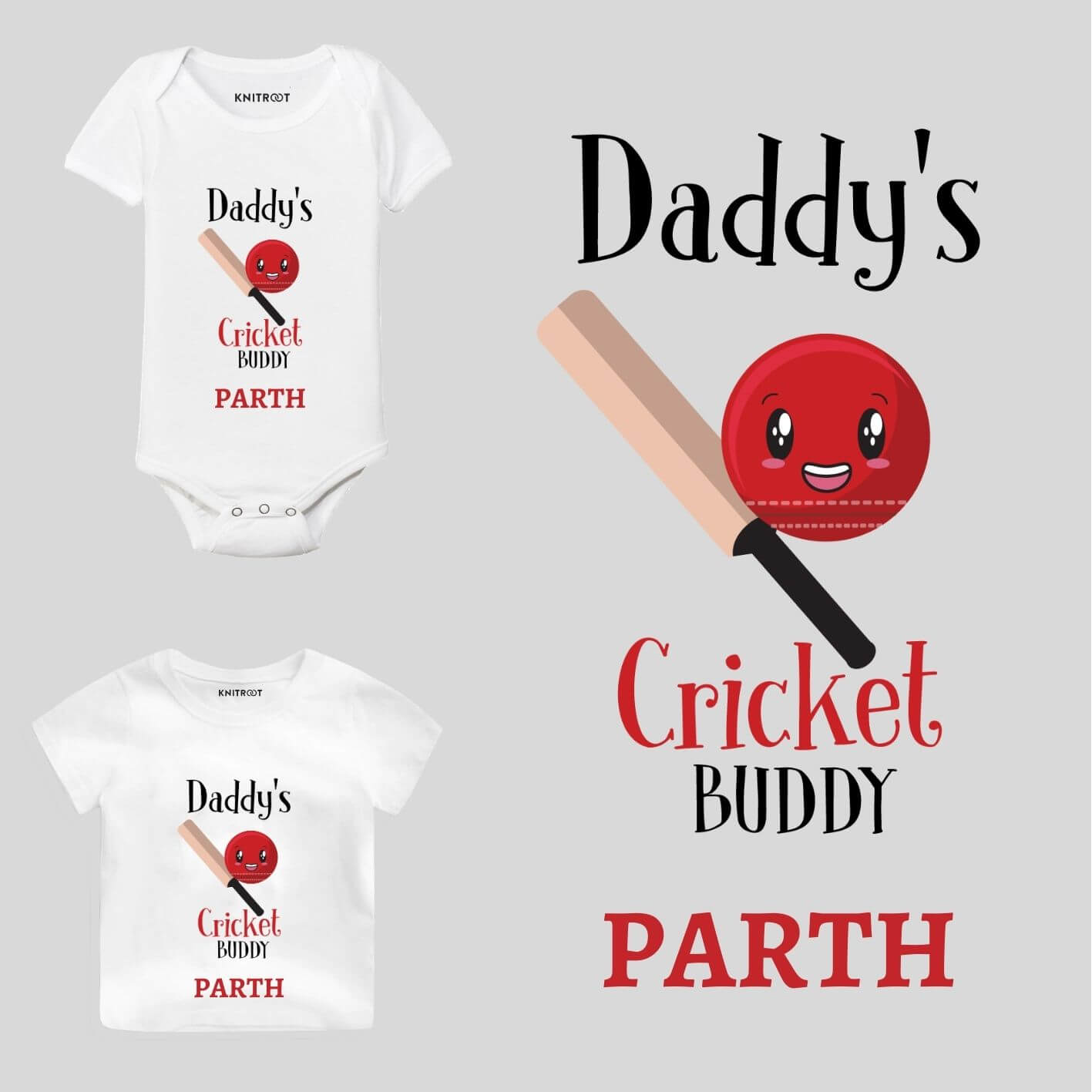Daddy's Cricket Kids Outfit Daddy's Cricket Kids Outfit