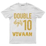 Digit 10-golden Kids Tees