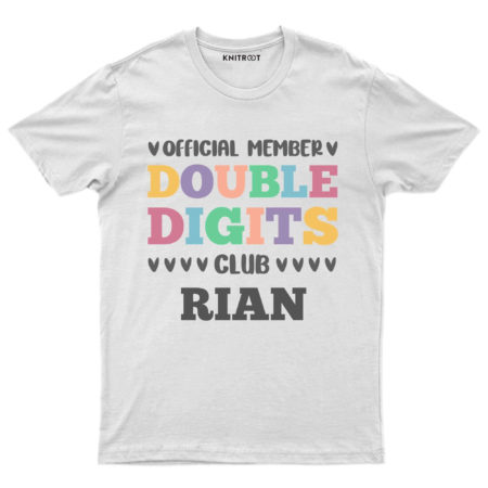 Double digit Club T-shirt