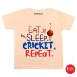 Eat Sleep Cricket Baby wear