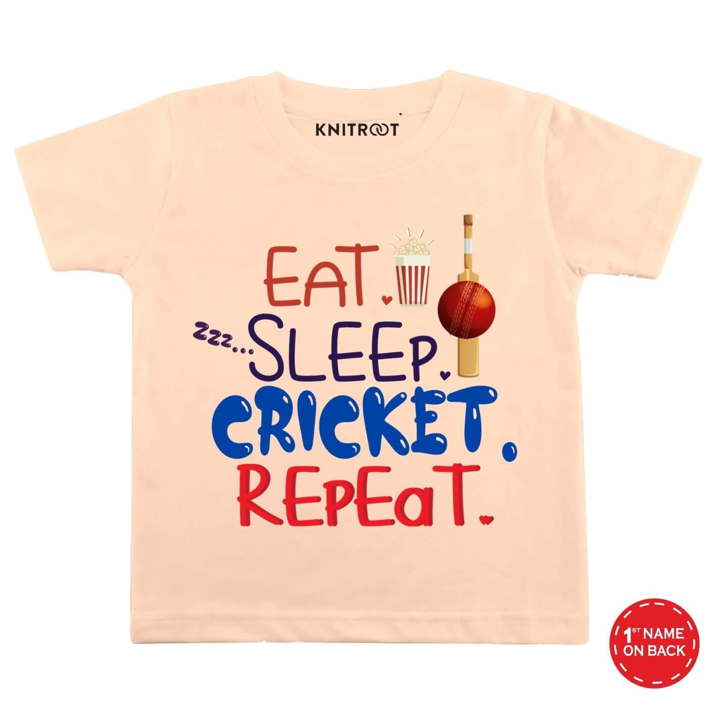 Eat Sleep Cricket Baby wear