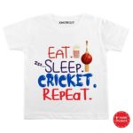 Eat Sleep Cricket Baby wear