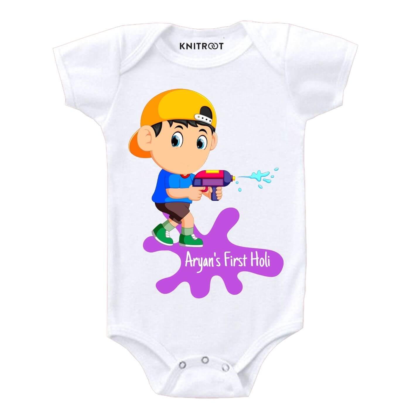 First holi-Boy Kids Outfit