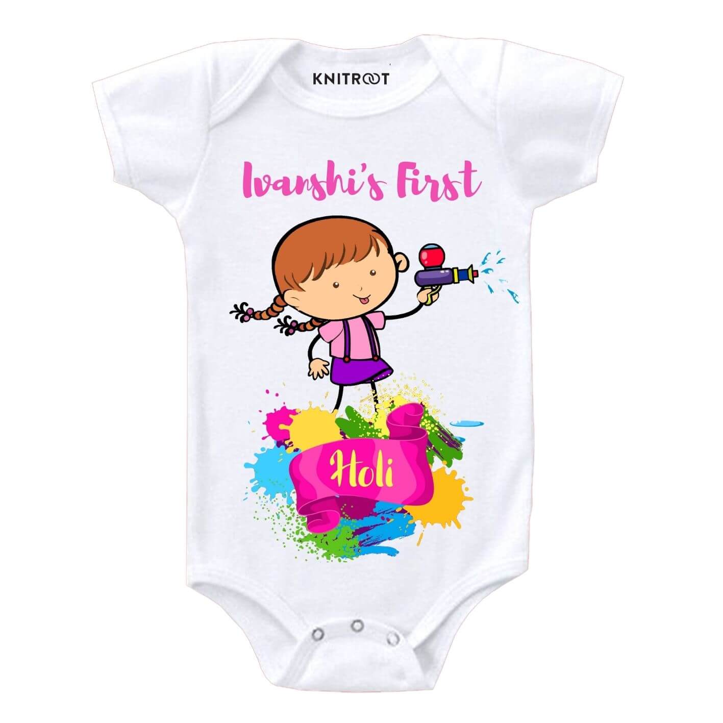 First holi-girl Kids Outfit