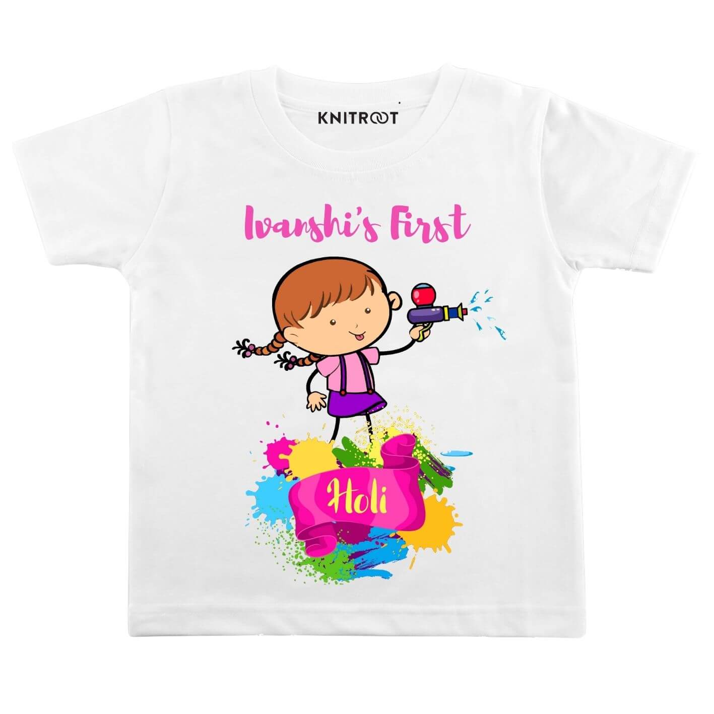 First holi-girl Kids Outfit