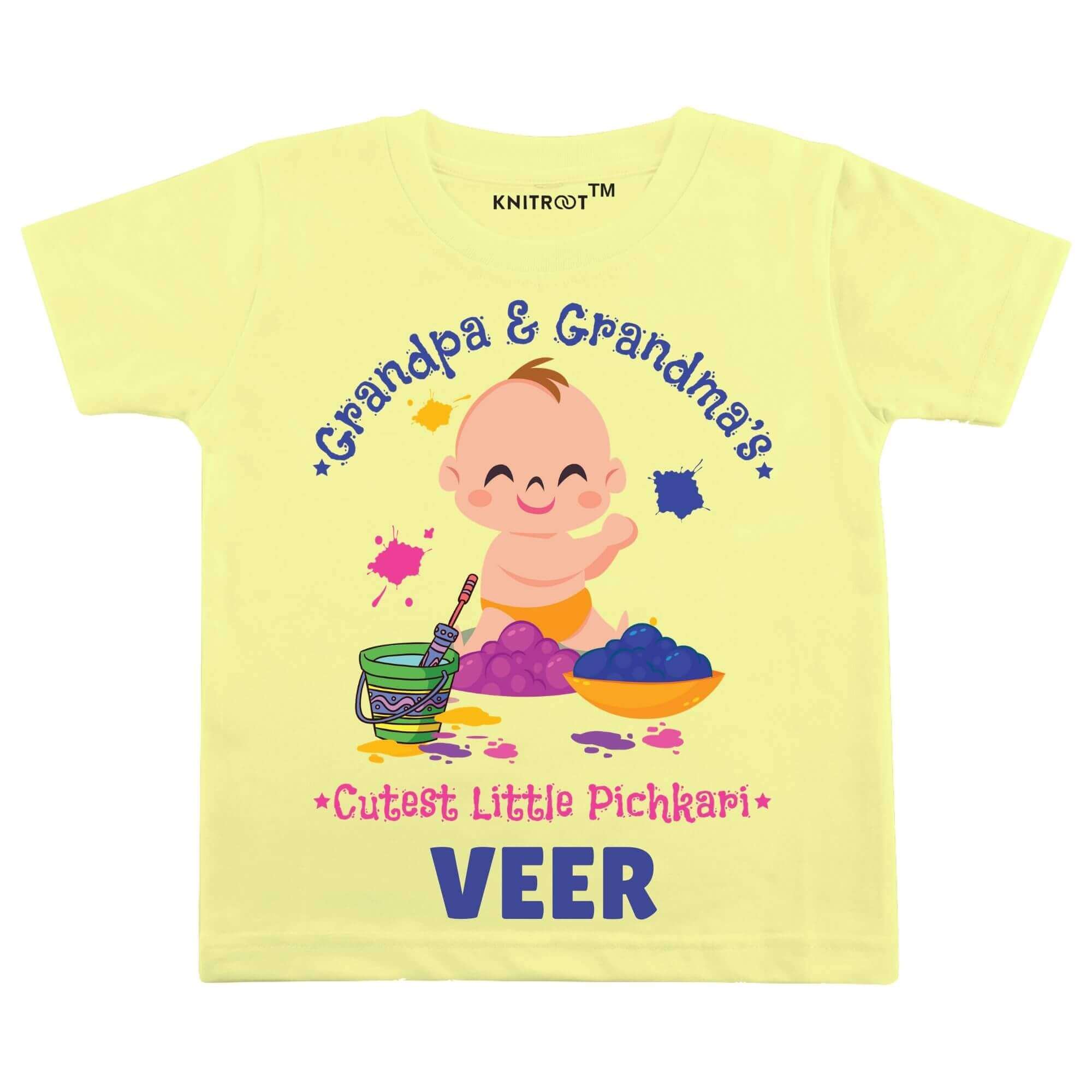 Grandpa grandma's pichkari tshirt