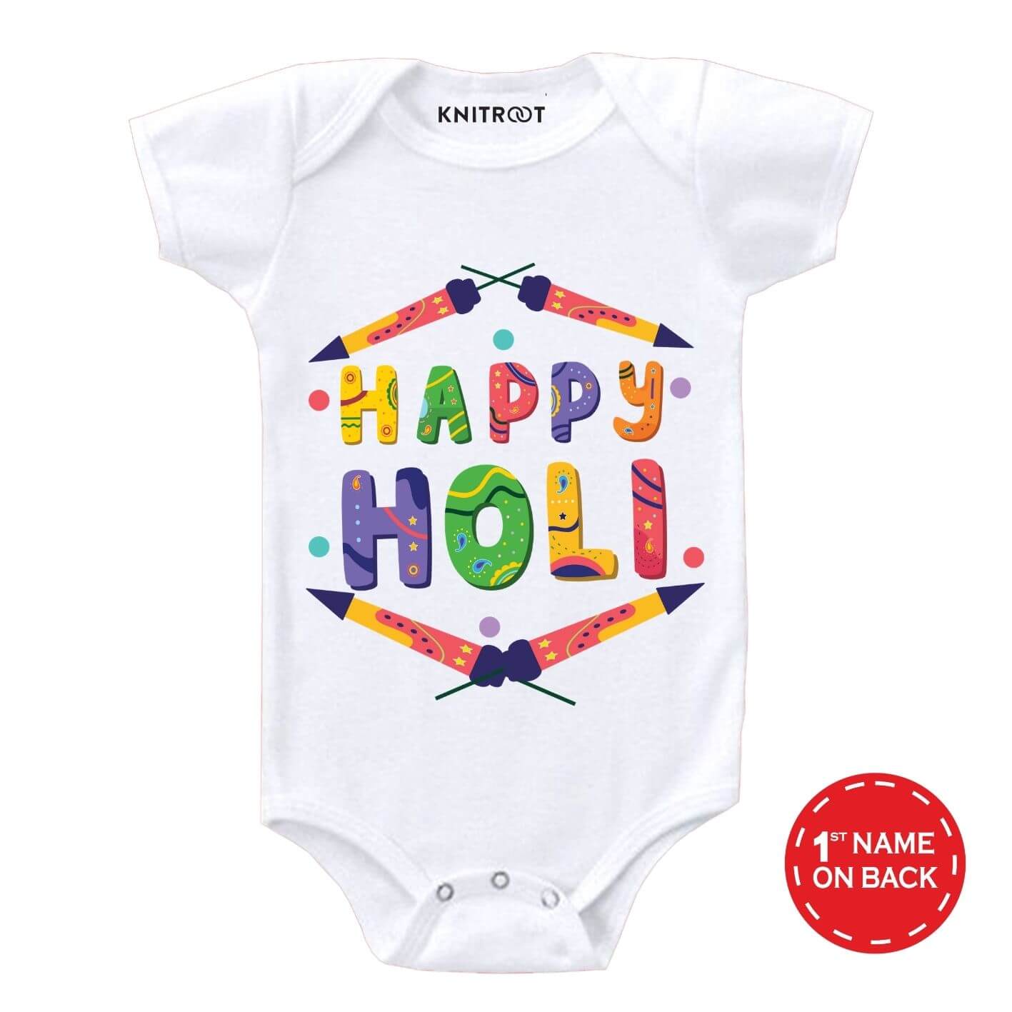 Happy Holi -Dots Baby Clothes