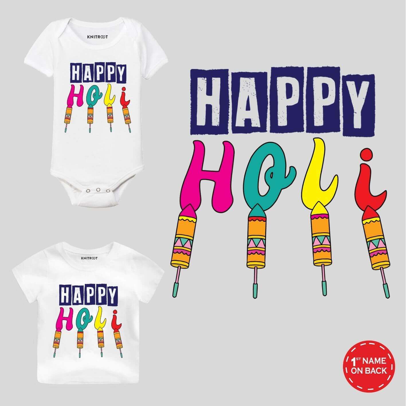 Happy Holi -Pichkari Baby Wear holi festival holi dress
