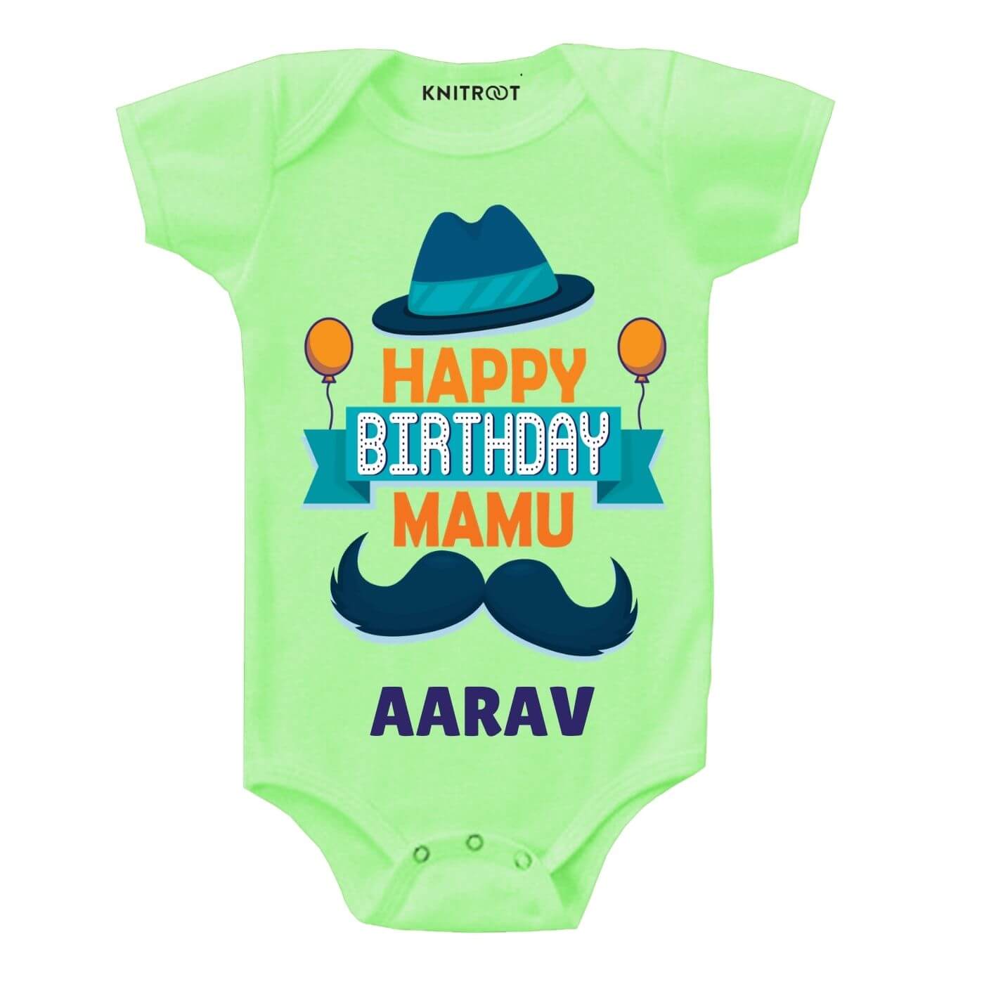 Happy Mamu Birthday Baby Outfit