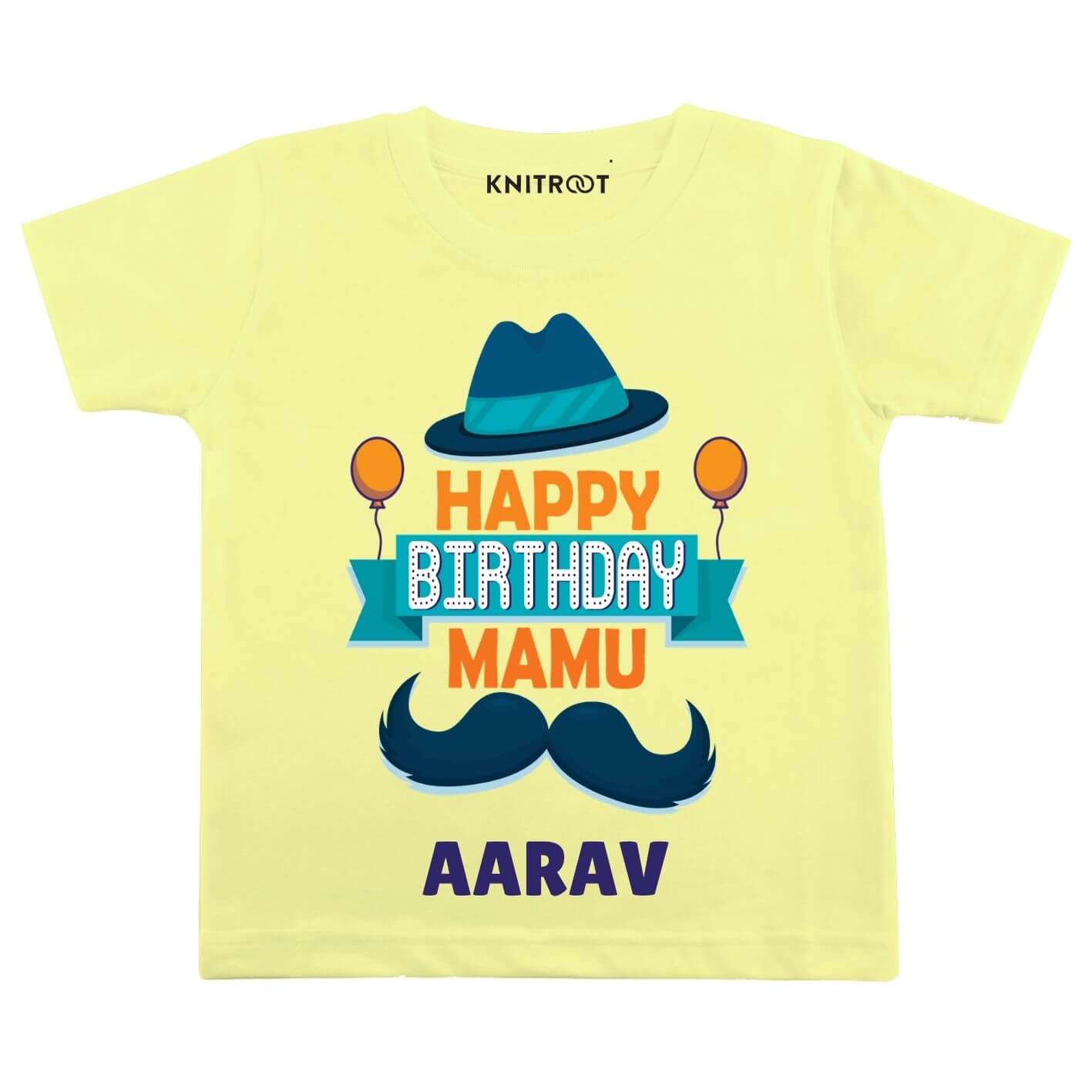 Happy Mamu Birthday Baby wear Happy Mamu Birthday