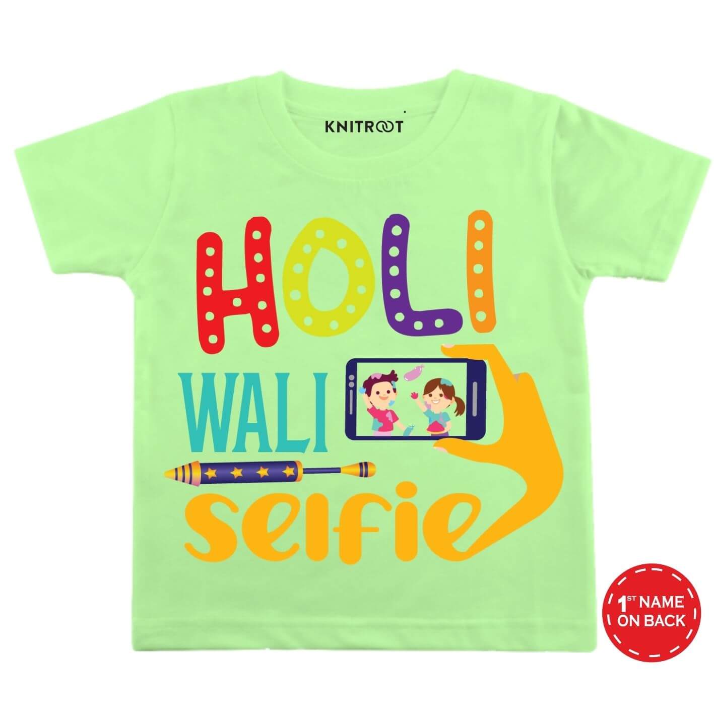 Holi Selfie -Mobile Baby Wear