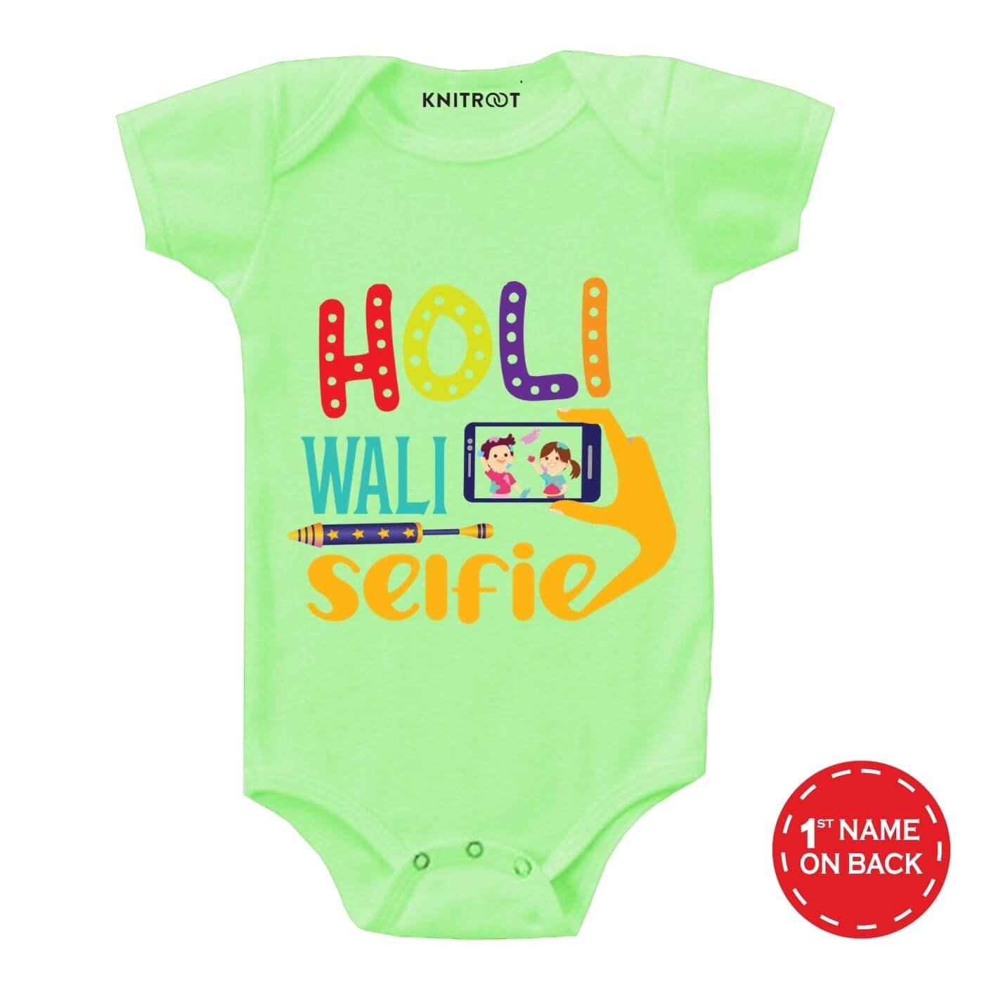 Holi Selfie -Mobile Baby Wear