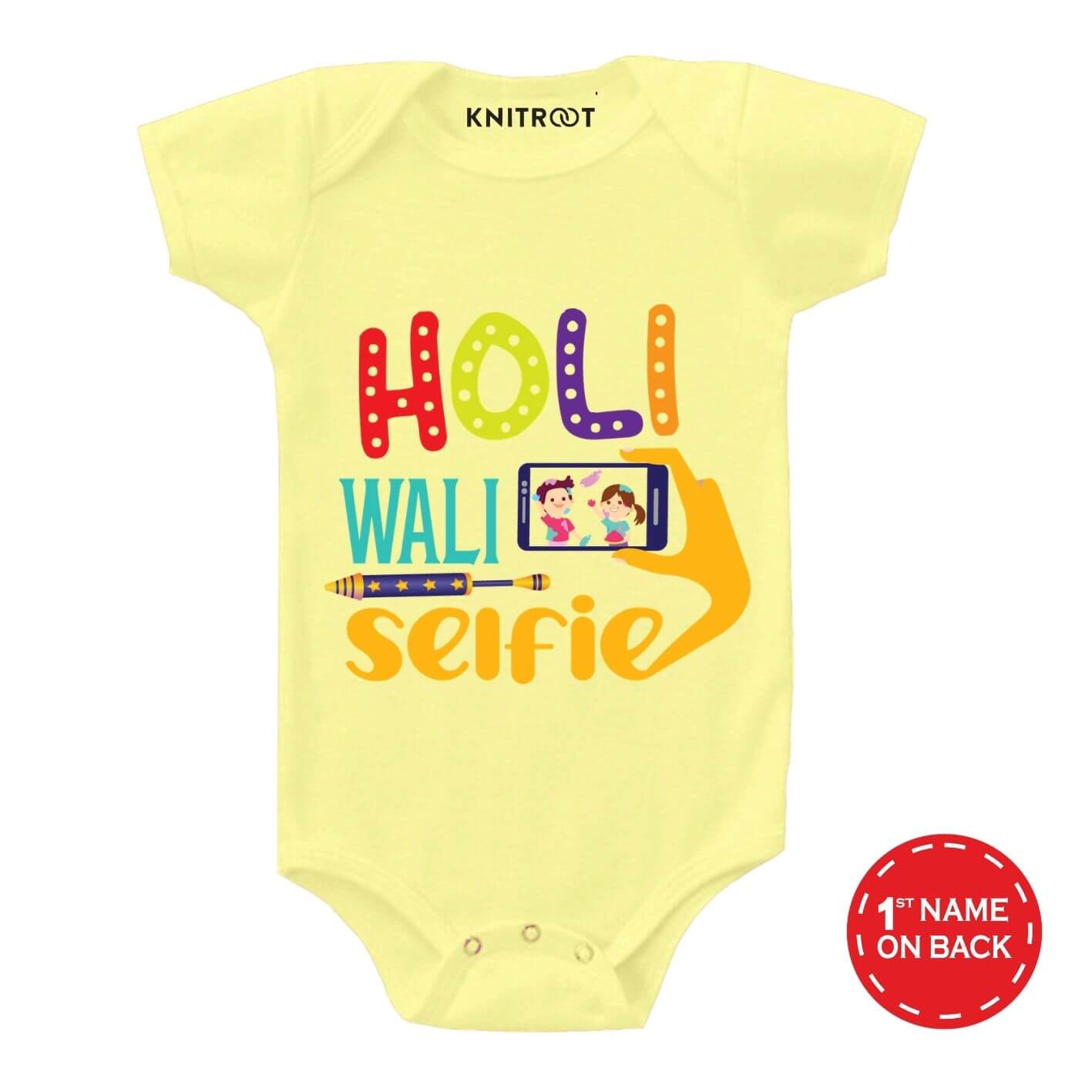 Holi Selfie -Mobile Baby Wear