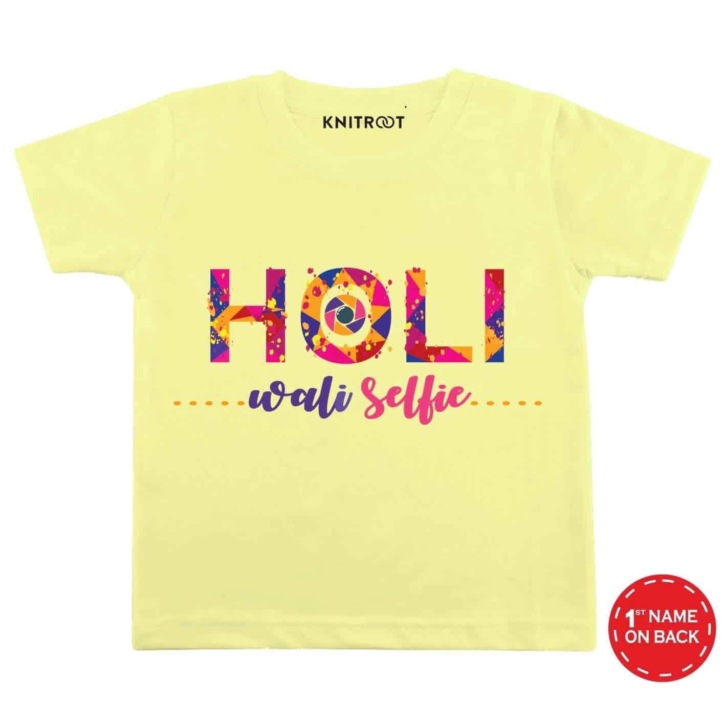 Holi Selfie Personalized Wear