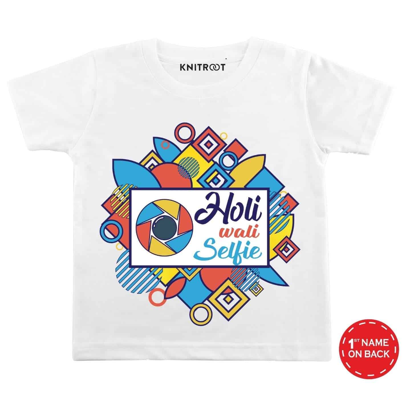 Holi Selfie -Shutter Baby Wear