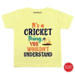 It’s a Cricket Kids Outfit
