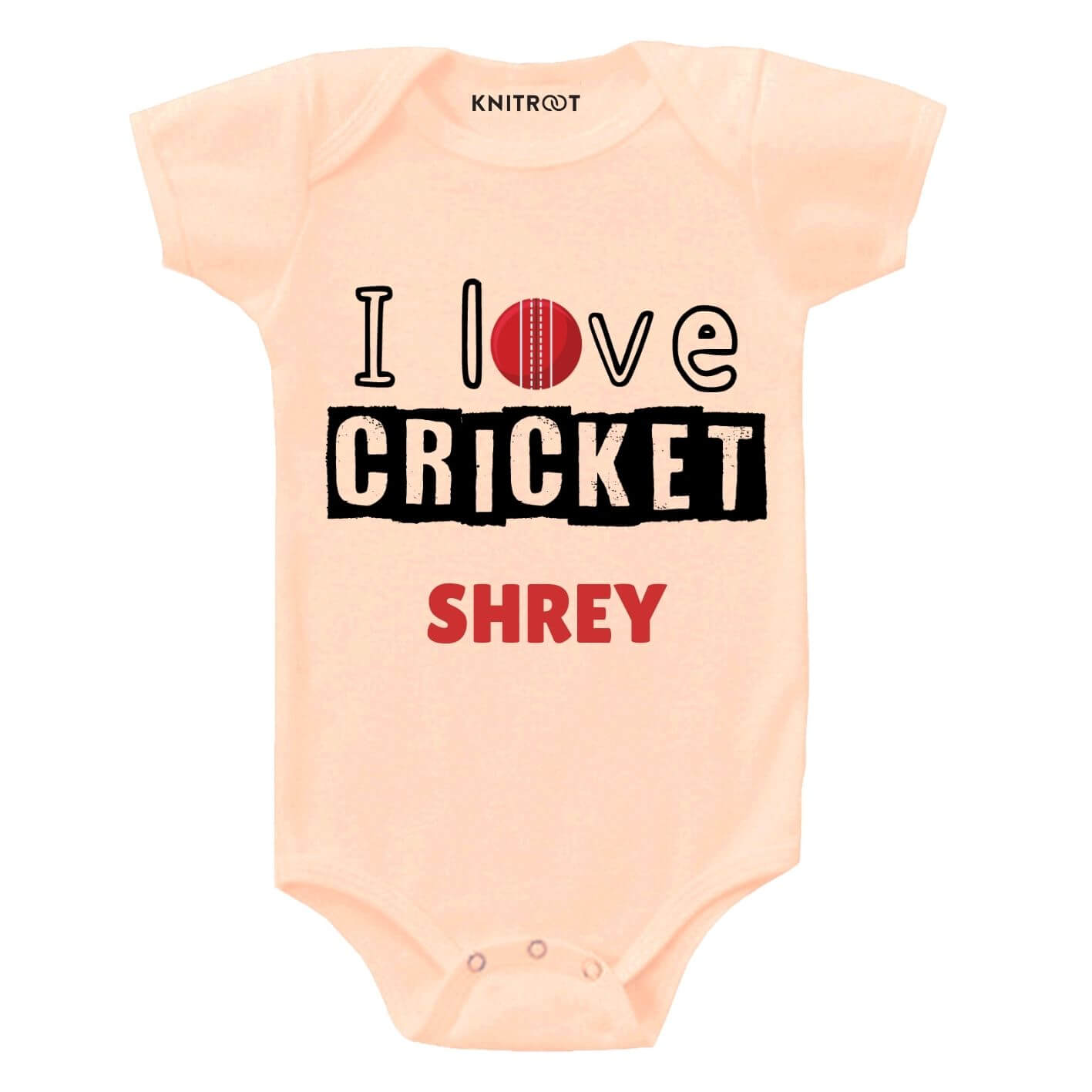 Love Cricket Baby Outfit