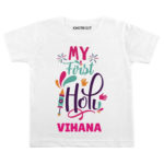 First Holi baby t shirt