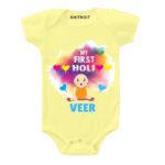 My First holi-Baby Personalized wear