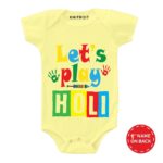 happy holi printed t shirt