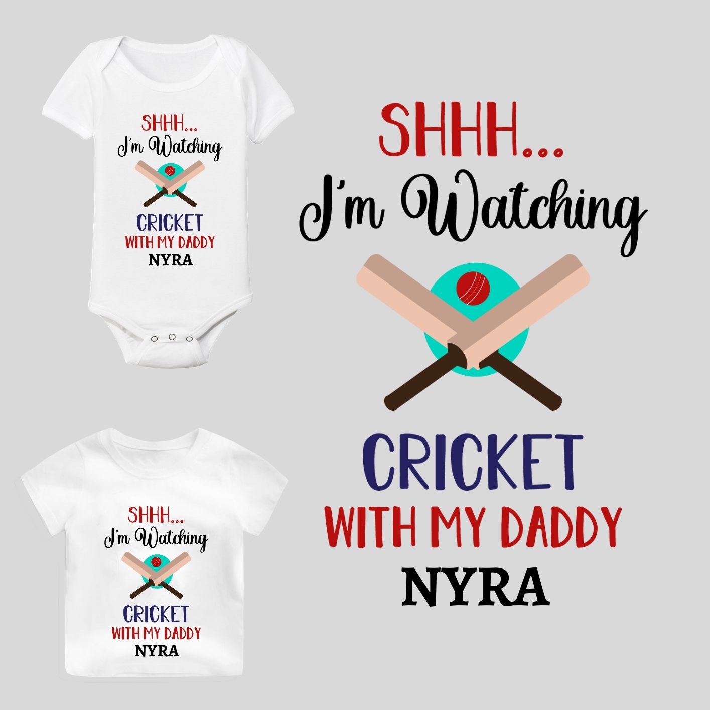 Watching Cricket Kids Outfit