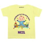 My First Holi T shirt For Baby Boy