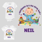 My First Holi T shirt For Baby Boy