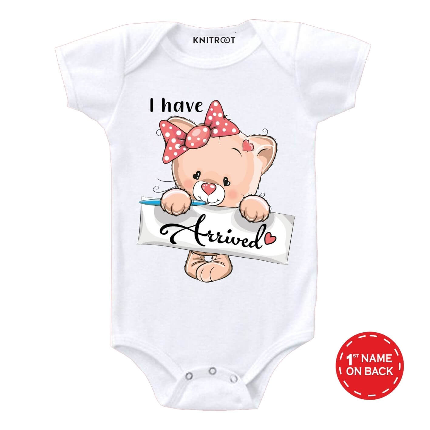 I have arrived Baby wear