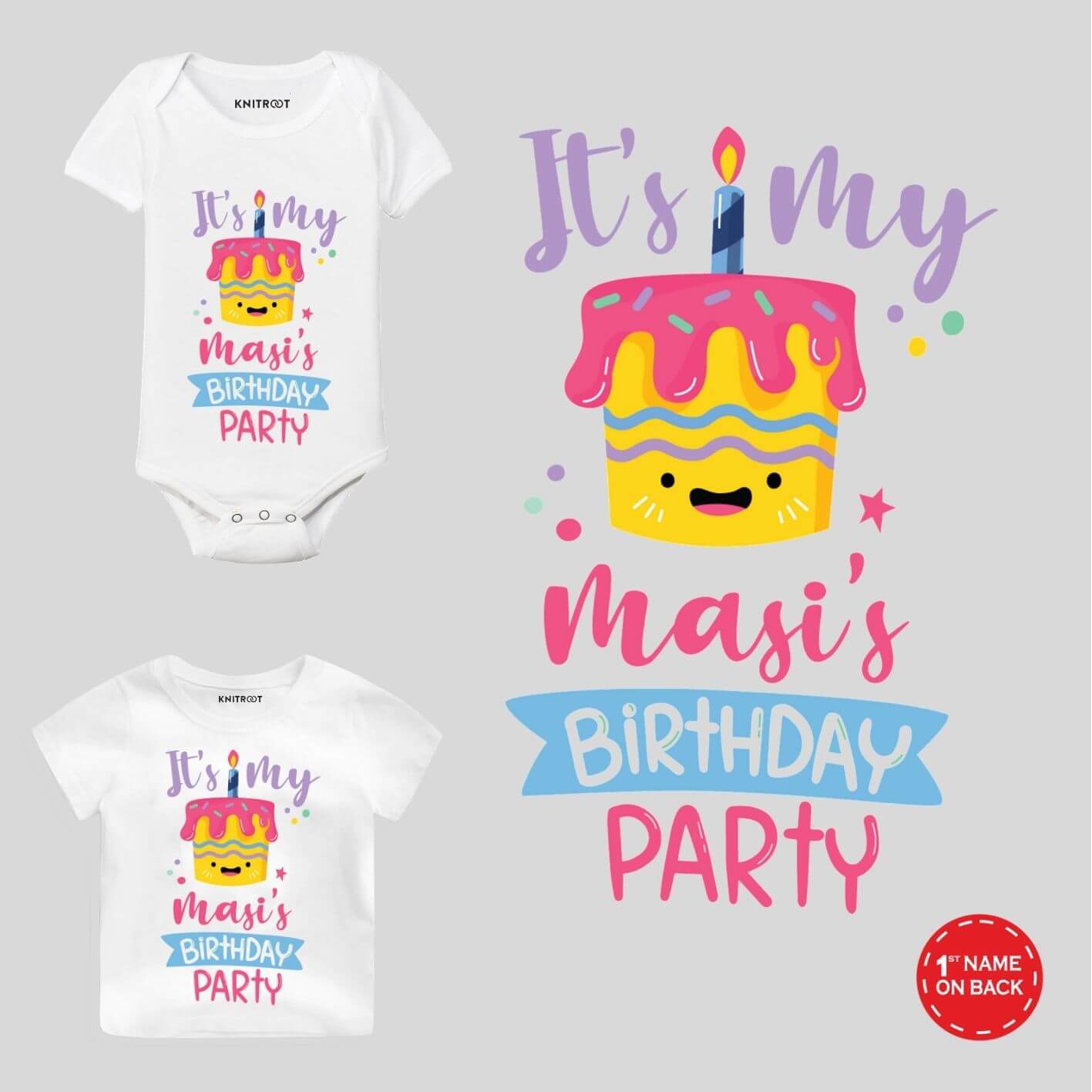 It's Masi Birthday Baby Wear birthday family dress